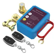 12V 240A Remote Battery Disconnect Switch Anti Marine RV ATV Boat Theft Automatic Cut Shut Off Switc Blue