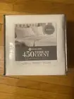 NEW FULL SIZE COTTON SHEET SET 450 THREAD COUNT FULL DOUBLE SIZE WHITE