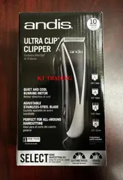 andis ULTRA CLIP 10-Piece ALL-AROUND HAIRCUTTING KIT Beard Mustache CLIPPER
