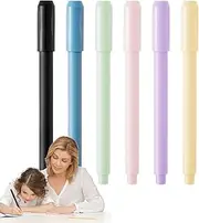 Qkbuza Pencil Extenders, Ergonomic Art Pencil Lengthener, Lengthener Comfortable Grip Device Pen Dispenser for Classroom Home School Offices Adults Kids Students
