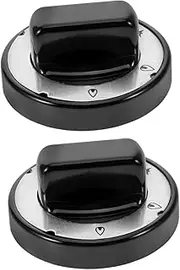 BCOATH 2pcs Red High Temperature Knobs for Gas Stoves Ovens Grills Ergonomic Non Slip Design Durable Material Stylish Kitchen Cooktop Replacement
