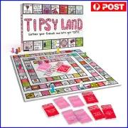 Tipsy Land Your New Favorite Party Board Game, 75+ Unique Spaces for Calling Out