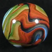 JABO, Inc. 3/4" Foxfire II contract run Flame marble. Oxblood, Green Aventurine.