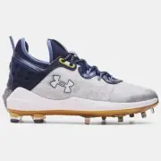 Under Armour Men's 10.5 M Harper 8 Low ST Baseball Cleats in White/Midnight Navy