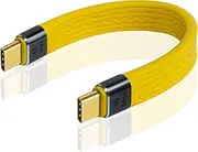 Short USB C Cable, USB Type C Short Charing Cable 13CM, 40Gbps USB C to USB C Male Cable Compatible with Thunderbolt 3, 100W PD Fast Charging, 8K@60HZ Video and Data Sync for MacBook