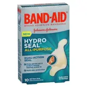 Band-Aid Hydro Seal All-Purpose Hydrocolloid Gel Bandages 10 Each By Band-Aid