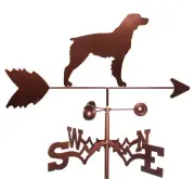 Brittany Spaniel Weathervane With Garden Mounting