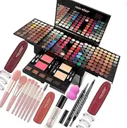 coliusa Makeup Kit for Women - Pallet,All In One Gift Set girls, include Eyeshadow/Facial Blusher/Eyebrow Powder/Eyeliner Pencil/Mirror/makeup brush
