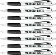 Greeting Pen Michigan State Silver Barrel Grip Pen 8 Pack (2841)