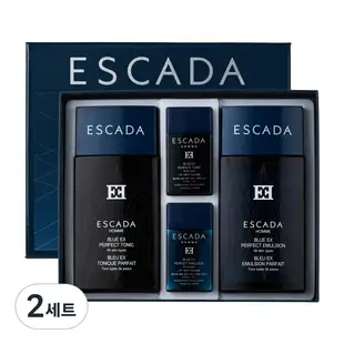 ESCADA 男士基本藍色 EX 雙重功能護理套組 2