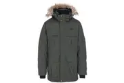 Trespass Mens Highland Waterproof Parka Jacket (Olive) (XXS)