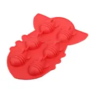 3D Shape 6-Grid Ice Cube Tray (Random Color Delivery)
