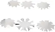 FRCOLOR DIY French Nail Art Template 6pcs Manicure Edger Nail Art Cutter Trimmer for Thick Tools