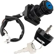 Ignition Switch for Suzuki for Quadsport Z400 LTZ400 2006-2008 Motorcycle Electric Door Lock 2 Wires Plug Ignition Key Switch Motorcycle Ignition Switch Lock