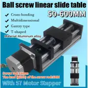 Actuator Slide Guide CNC Linear Stroke Rail Motion With Stage 57 Motor Stepper