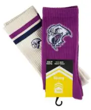 Manly Sea Eagles NRL Icons Sneaker 2 Sock Pack