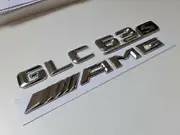 Glc63s Amg Silver Chrome Letter Number Rear Boot Badge Emblem Glc Class Mercedes