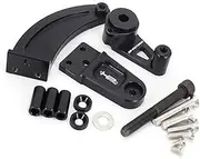 ZUXIM for Dualtron, Ultra 2 Limited Electric Scooter Stabilizer Damper Mounting Bracket Kit Electric Scooters Damper Kit(Black 1)