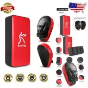 2-in-1 Boxing Mitts & Kick Pad Set - Lightweight Martial Arts Training Gear