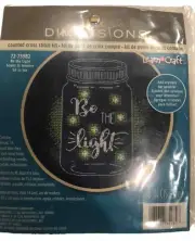 Dimensions Counted Cross Stitch Kit 6" Round-Be The Light (14 Count) 72-75982