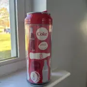 Water Bottle Coca Cola Red/White 16oz New Ships Free