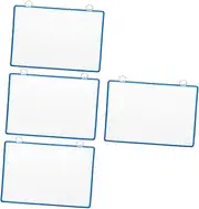 TEHAUX 4pcs Elegant Wall File Holder Wall-Mounted Organizer Hanging Folder Storage Office Mail Pocket Door Magazine Holder