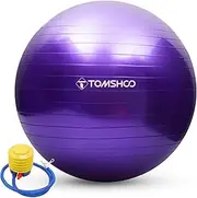 Anti-Burst Yoga Ball 45cm/55cm/65cm/75cm Stability Balance Ball Pilates Barre Physical Fitness Exercise Ball with Air Pump