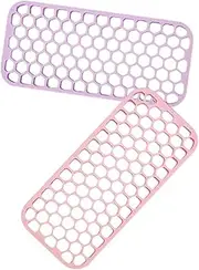 CRILSTYLEO Curling Wand Holder Hair Straightener Mat Heat Resistant Silicone Pad Durable for Flat Iron Travel Mini Hair Straightener