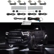 Morimoto XRL05 LED Rock Lights Set of 4 Pods WHITE LED UnderGlow Heavy Duty