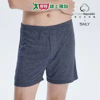 在飛比找Yahoo奇摩購物中心優惠-CR棉花共和國 DAILY經典寬鬆針織平口褲M~XL 透氣舒