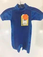 MOUNTAIN WAREHOUSE UNISEX PRINTED RASH SWIMSUIT COBALT 6-12M NWT $30