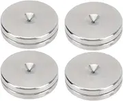 4Pcs Speaker Isolation Feet, 38mm Diameter Shock Absorption Base Pads, Non Slip Vibration Dampener Floor Protector, for Subwoofers CD DAC Instruments (15mm)