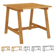 Solid Acacia Wood Garden Dining Table Outdoor Furniture Multi Colours vidaXL
