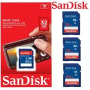 SD Card SanDisk 32GB 64GB 16GB 8GB SDHC SDXC DSLR Video Camera Memory Genuine