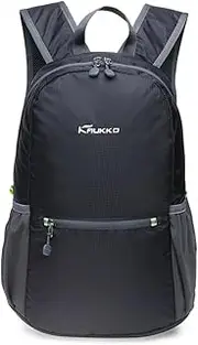 KAUKKO Ultra Lightweight Packable Backpack, Water Resistant Travel Hiking Shoulder Bag,Small Sport Daypack, Handy Foldable Camping Outdoor Backpack