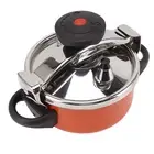 2L Pressure Cooker Stainless Steel Mini Pressure Cooker Canner Double Bottom Pre