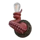 Wall Light Octopus Vintage Tentacle Shape Wall Lamp Realistic Resin Animal3725