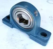 Premium 1-1/2" Square Bore G-W211PPB3 Disc Bearing 2-Bolt Pillow Block Flat Base