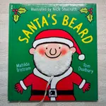 SANTA’S BEARD 🎅精裝｜英文繪本｜聖誕節 NICK SHARRATT 互動書 操作書