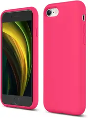ZUSLAB iPhone 8 / 7 Case Nano Silicone Shockproof Gel Rubber Bumper Protective Cover for Apple - Hot Pink