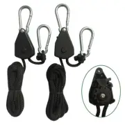 Adjustable Length 18 Lamp Hanging Rope Built to Withstand Outdoor Conditions