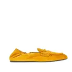 [MIU MIU] MIU MIU 'Ruches' suede leather loafers Woman 38+ 38+ Yellow