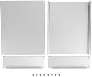 Advanced Aluminum Alloy Enclosure, Split Circuit Board Heat Dissipation, Shielded Electricity Box, 33x114x140mm, Professional Design with Smooth (Sand Silver Bent Plate)
