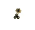 9CT YELLOW GOLD COSMIC PIERCING STUD TRIPLE TRINITY LABRET STUD SOLID GOLD GIFT