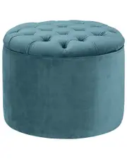 TOV Furniture Queen Velvet Storage Ottoman