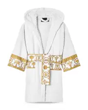 Versace Unisex I Heart Baroque Bath Robe - Big Kid