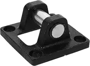 SOESFOUFU Iron Material Air Cylinder Rod Pivot Pneumatic Mounting Bracket Base Double Ears Mounting Plate