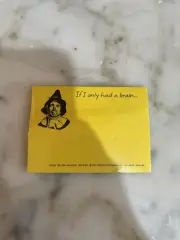“if I Only Had A Brain” Vintage Post It Note. Wizard Of Oz