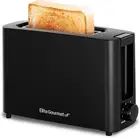 Elite Gourmet ECT118B Cool Touch Single Slice Toaster, 6 1 Slice, Black