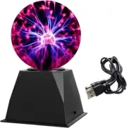 4 Inch Plasma Globe Nebula Thunder Lightning, Plasma lamp for Parties